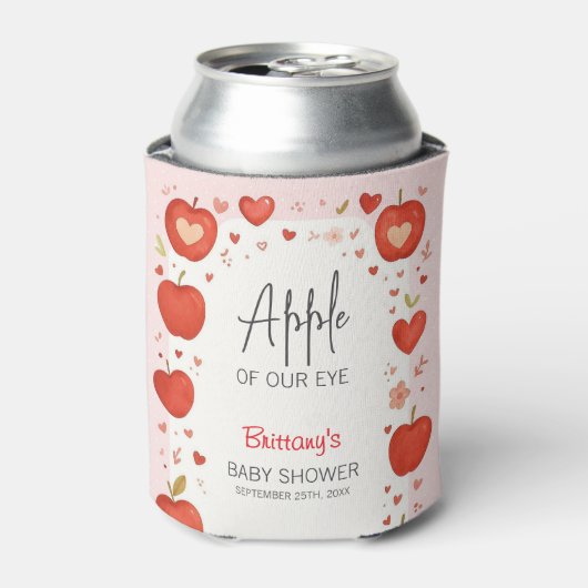 アップルオブザアイ秋ベビーシャワー 缶クーラー (缶正面)