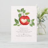 アップルオブザアイ秋収穫赤素朴ちゃんシャワー サンキューカード (スタンド正面)