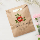 アップルオブザアイ秋収穫赤素朴ちゃんシャワー フェイバーバッグ (封をした状態)