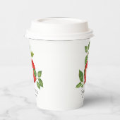 アップルオブザアイ秋収穫赤素朴ちゃんシャワー 紙コップ (左)