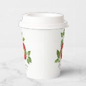 アップルオブザアイ秋収穫赤素朴ちゃんシャワー 紙コップ (右)