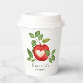 アップルオブザアイ秋収穫赤素朴ちゃんシャワー 紙コップ