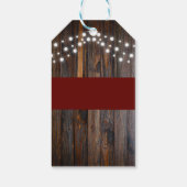 アップルオブザアイ素朴秋ベビーシャワー ギフトタグ (裏面)