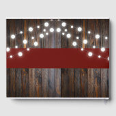 アップルオブザアイ素朴秋ベビーシャワー ゲストブック (裏面)