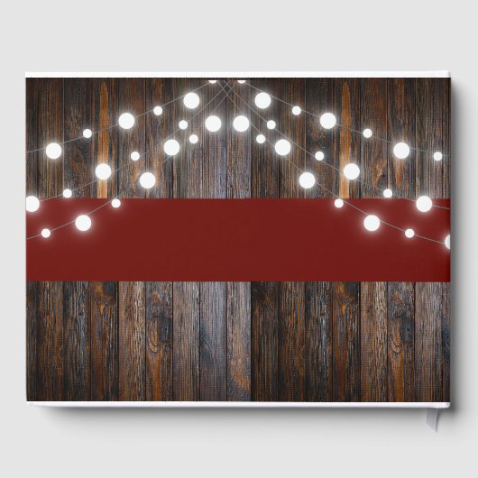 アップルオブザアイ素朴秋ベビーシャワー ゲストブック (裏面)