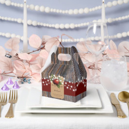 アップルオブザアイ素朴秋ベビーシャワー フェイバーボックス