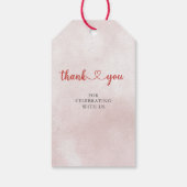 アップルオブザウアアイ秋ガールベビーシャワー ギフトタグ (裏面)