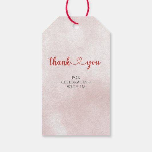 アップルオブザウアアイ秋ガールベビーシャワー ギフトタグ (裏面)