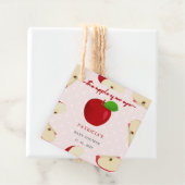 アップルオブザウアアイ秋ガールベビーシャワー フェイバータグ (インサイチュ)