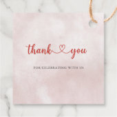 アップルオブザウアアイ秋ガールベビーシャワー フェイバータグ (裏面)