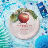 アップルオブザウアアイ秋ガールベビーシャワー ペーパープレート (パーティー)