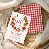 アップルオブザウアイアイフローラリース秋ベビーシャワー 招待状