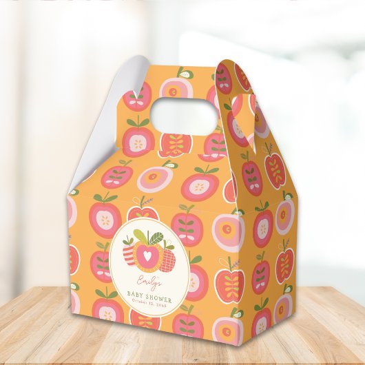 アップルオブザウアイズ秋ベビーシャワーグリーン フェイバーボックス