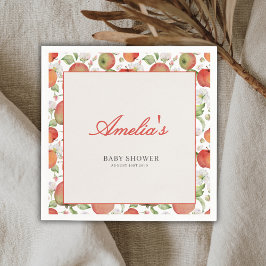 アップルオブザウアイズ秋秋のベビーシャワー スタンダードカクテルナプキン