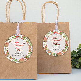 アップルオブザウアイズ秋秋のベビーシャワー フェイバータグ