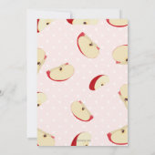 アップルオブザウアイファースト誕生日 招待状 (裏面)