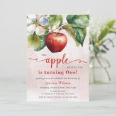 アップルオブザウアイファースト誕生日 招待状 (スタンド正面)