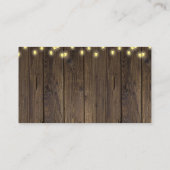 アップルオブザour目の秋フローラウッドベビーシャワー エンクロージャーカード (裏面)