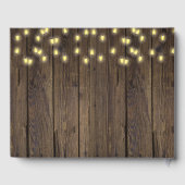 アップルオブザour目の秋フローラウッドベビーシャワー ゲストブック (裏面)