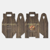 アップルオブザour目の秋フローラウッドベビーシャワー フェイバーボックス (見開き)