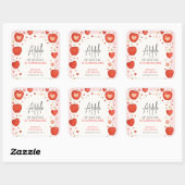 アップルオブザour eye秋をテーマにした誕生日 スクエアシール (シート)