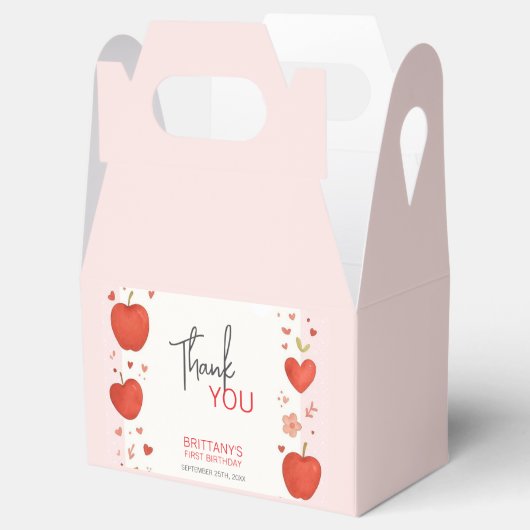 アップルオブザour eye秋をテーマにした誕生日 フェイバーボックス (オープン)