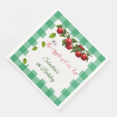 アップルオブザour eye誕生日ナプキンス (コーナー)