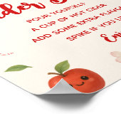 アップルオブマイアイベイビーシャワーアップルサイダーバー ポスター (角)