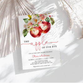 アップルオブマイアイベビーシャワー招待状 招待状