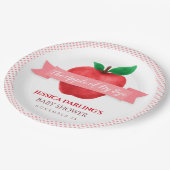 アップルオブマイアイ秋 |夏のテーマのベビーシャワー ペーパープレート (アングル)