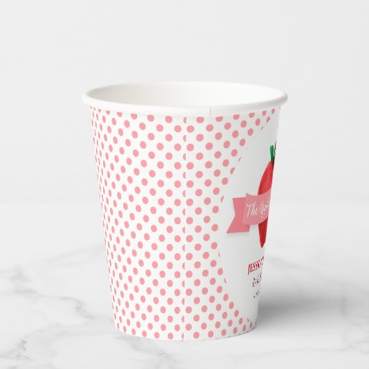 アップルオブマイアイ秋 |夏のテーマベビーシャワーpa 紙コップ (右)