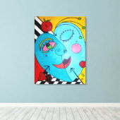 アップルオブマイアイ キャンバスプリント (インサイチュ (ウッドフロア))