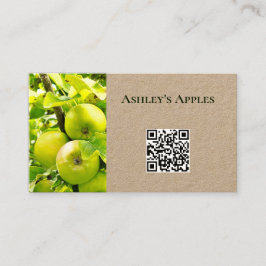 アップルオーガニックドオーチャードファームショップファーマーズマーケット 名刺