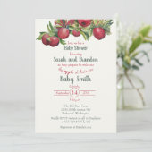 アップルオーチャードベビーシャワー招待状 招待状 (スタンド正面)