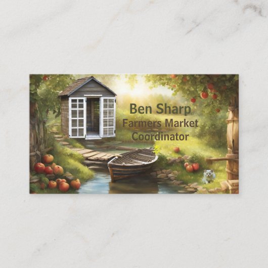 アップルオーチャード 名刺 (正面)