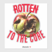 アップルカーの芯まで腐っている シール (シート)