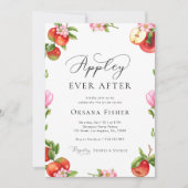 アップルガーデンアップリーエバーアフターブライダルシャワー 招待状 (正面)