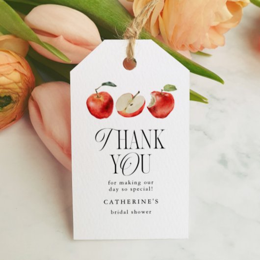 アップルガーデンブライダルシャワー ギフトタグ