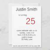 アップルキャンディ 招待状 (裏面)