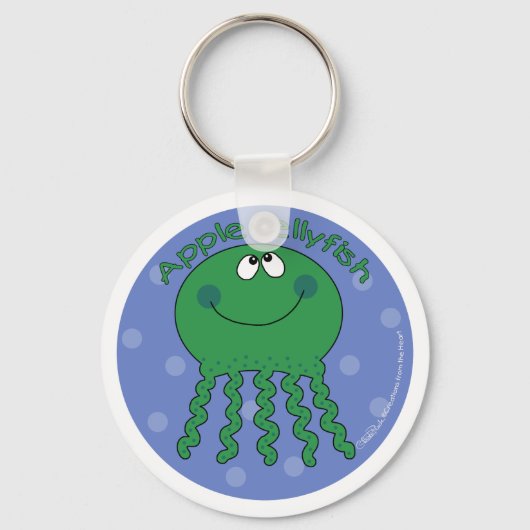 アップルクラゲ キーホルダー (正面)