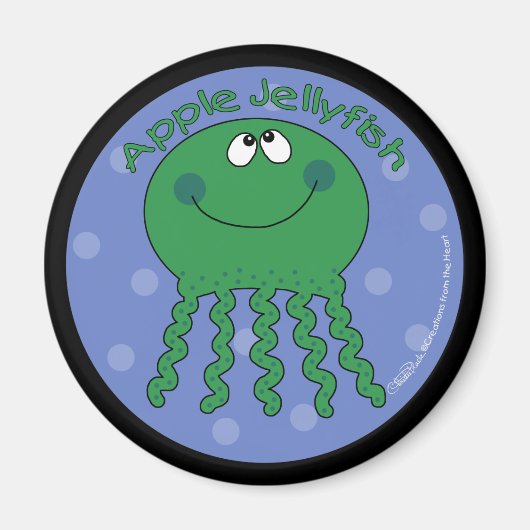 アップルクラゲ マグネット (正面)