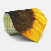 アップルグリーンサンフラワータイダークアンドライトグリーンストライプ ネクタイ (ロール)