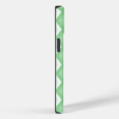 アップルグリーンダイヤモンドパターン Case-Mate iPhoneケース (裏面 / 右)