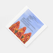 アップルケーキレシピ紙ナプキン スタンダードランチョンナプキン (角)