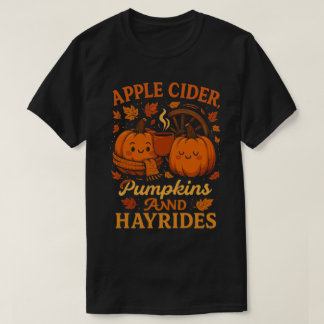 アップルサイダーパンプキンとヘイライド Tシャツ