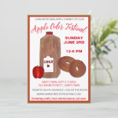 アップルサイダーフェスティバル オーチャード ドーナツ 秋の収穫 招待状 (スタンド正面)