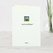 アップルサンセット誕生日 カード (裏面)