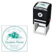 アップルシナモン秋またはウィンターホリデーカスタム文字 セルフインキングスタンプ (インサイチュ)