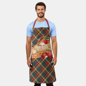 アップルシーズン エプロン (着用した状態)