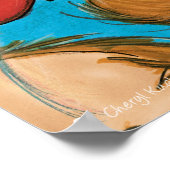 アップルジャグリングベア/ポスターアーティストプリント ポスター (角)